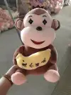 Wholesale of new down cotton banana monkey toy figurines Item Picture